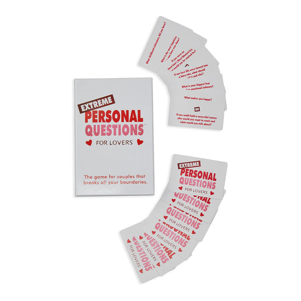 Extreme Personal Questions for Lovers Card Game