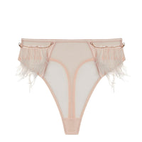 Felicity Hayward Phoenix Blush Feather High Waisted Brief