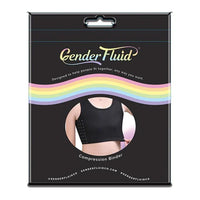 Gender Fluid Chest Compression Binder Black