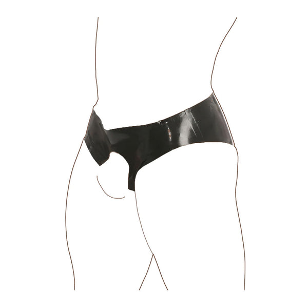 Honour Rubber Hole Latex Underwear