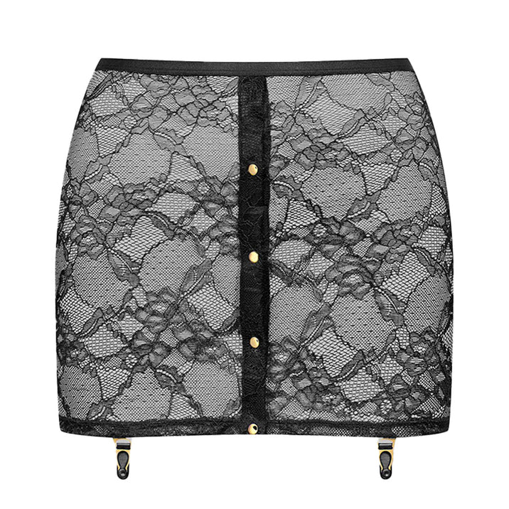 Maison Close Le Petit Secret Lace Skirt with Suspenders