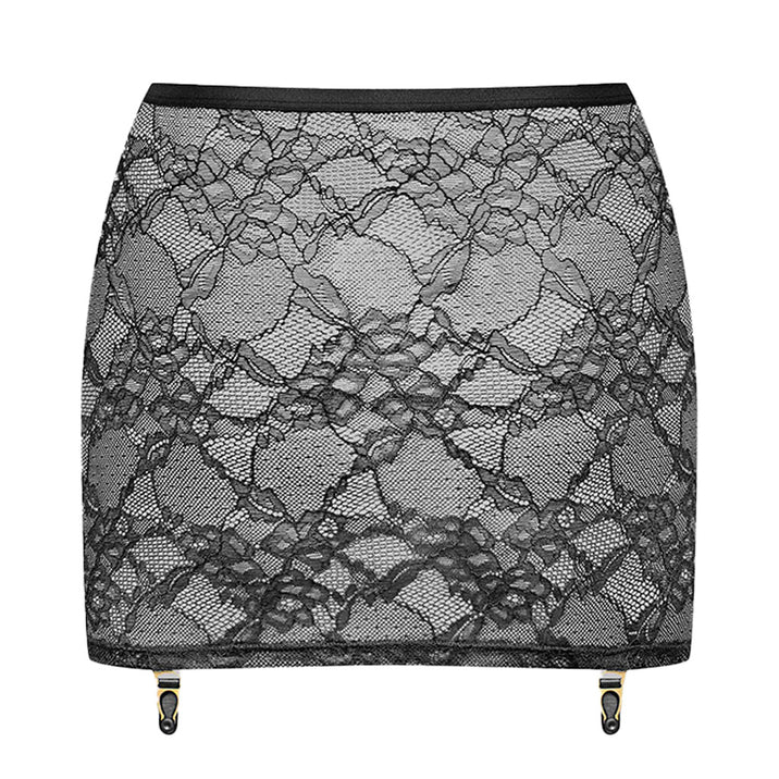 Maison Close Le Petit Secret Lace Skirt with Suspenders