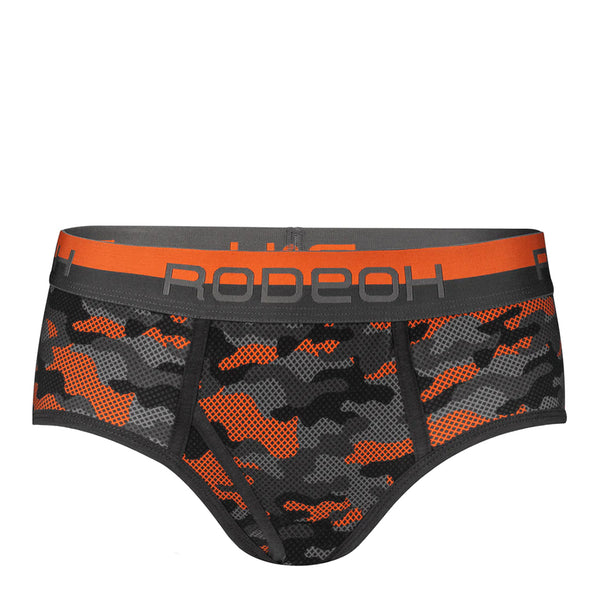 RodeoH Brief Top Load Packing Underwear Orange Camo