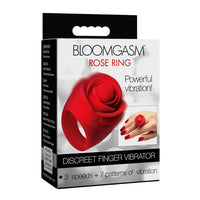 Rose Ring Discreet Finger Vibrator