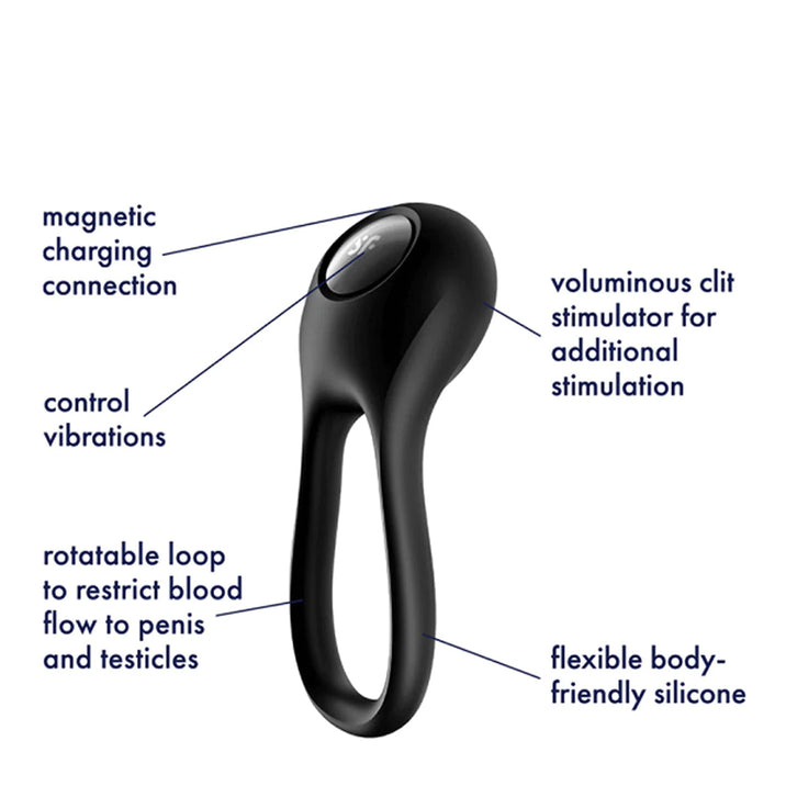 Satisfyer Majestic Duo Vibrating Cock Ring