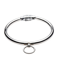 Stainless Steel Combination Lock Slave Collar