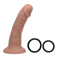 Strap U Seducer 7 inch Silicone Dildo with Harness