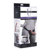 Strap U Seducer 7 inch Silicone Dildo with Harness