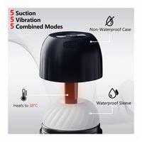Svakom Sam Neo 2 Pro Interactive Heating, Sucking & Vibrating Masturbator