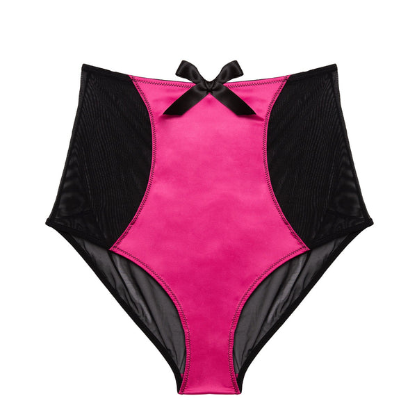 Bettie Page Audrey Contrast High Waisted Brief