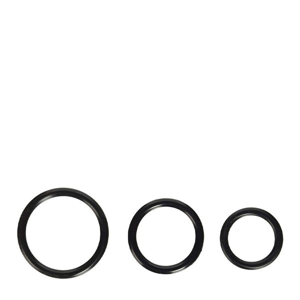 Rubber Cock Rings 3 Pack