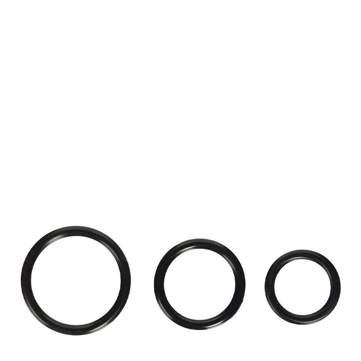 Rubber Cock Rings 3 Pack