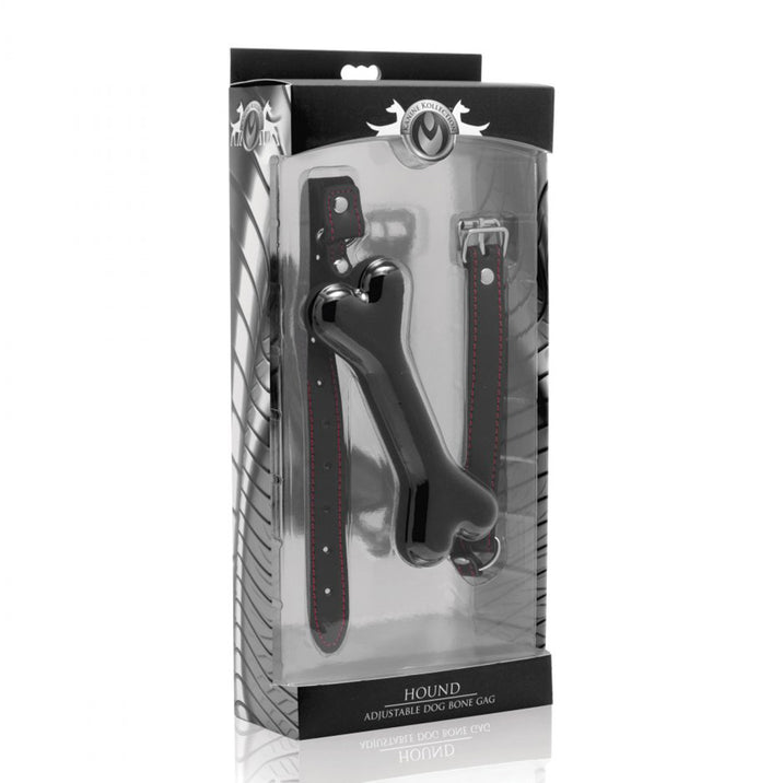 Classic Dog Bone Gag Black
