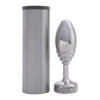 Doxy Ribbed Metal Butt Plug