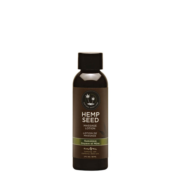 Earthly Body Hemp Seed Massage Oil Guavalava 60ml