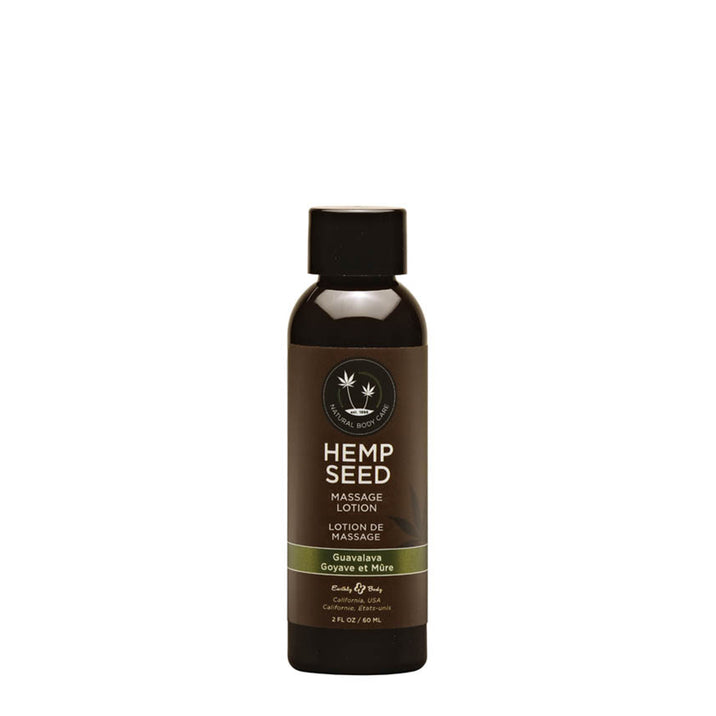 Earthly Body Hemp Seed Massage Oil Guavalava 60ml