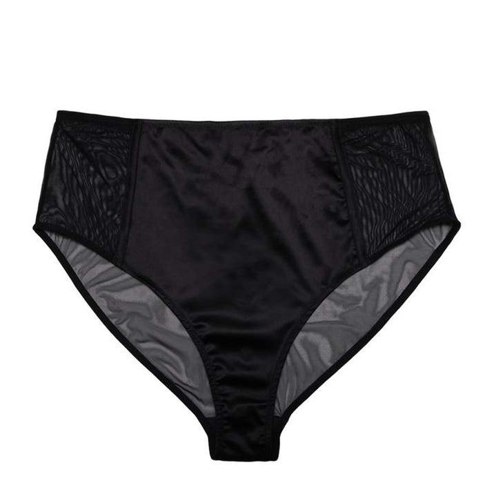 Gabi Fresh Aysha Black Lace Up High Waist Brief