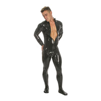 Honour Latex Catsuit Feature Front Zip & Feet