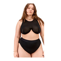 La Fille D'O Bunny Black High Waist Brief