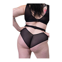 La Fille D'O I Want Sheer Open Back Brief