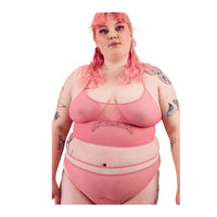 La Fille D'O Once Pink High Waist Brief