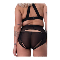 La Fille D'O Trouble High-Waisted Ouvert Suspender Belt