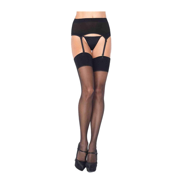 Leg Avenue Zara Garter Belt and Stocking Set Queen