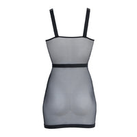Muse Black Mesh Suspender Dress