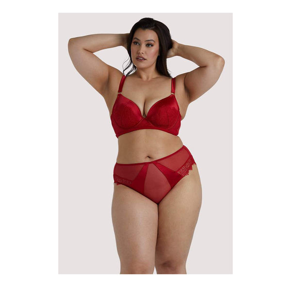 Playful Promises Melina Red High Waist Brief