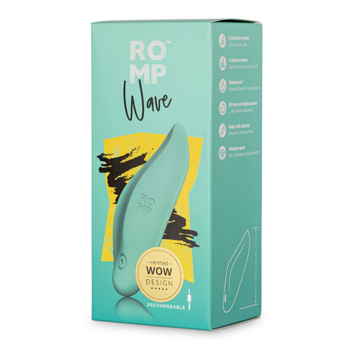 Romp Wave Rechargeable Lay-On Vibrator