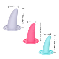 She-ology 3 Piece Advanced Wearable Vaginal Dilator Set