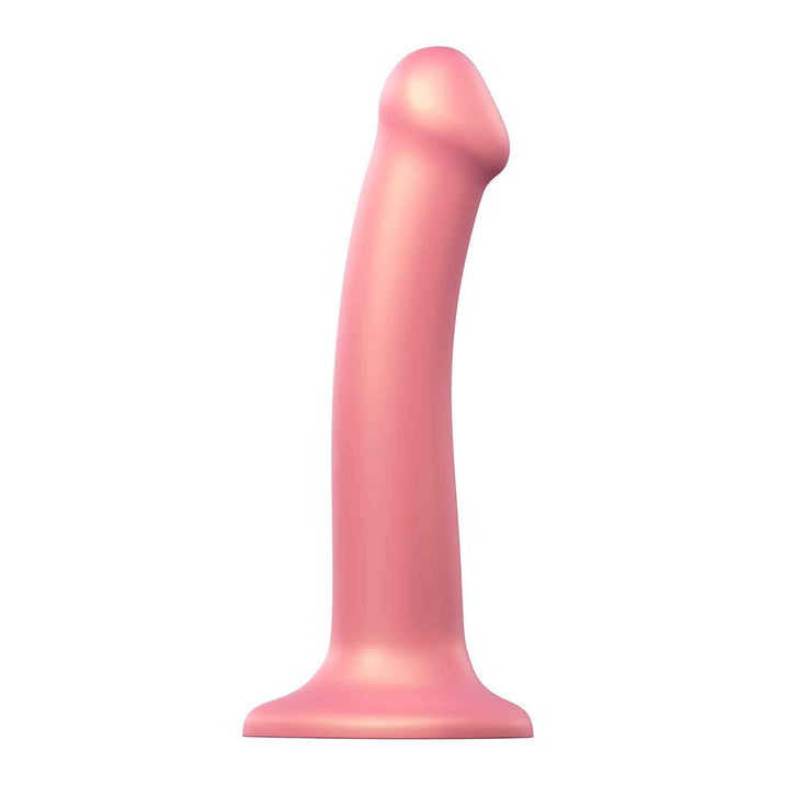 Strap-On-Me Soft Dildo Metallic Rose Gold