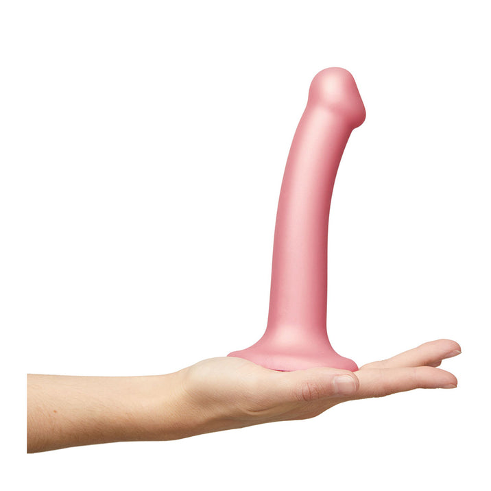 Strap-On-Me Soft Dildo Metallic Rose Gold