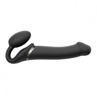 Strap-On-Me Vibrating Bendable Strapless Dildo Black