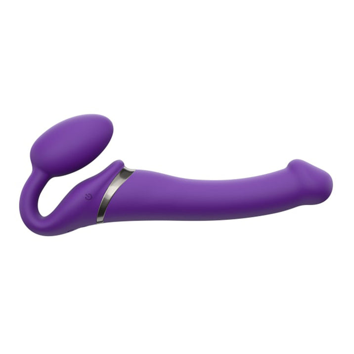 Strap-On-Me Vibrating Bendable Strapless Dildo Purple