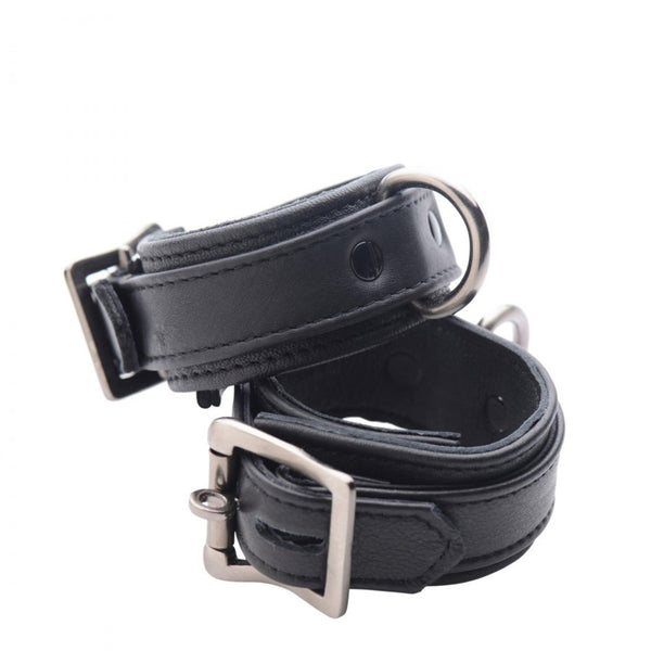 Strict Leather Luxury Locking Wrist Cuffs