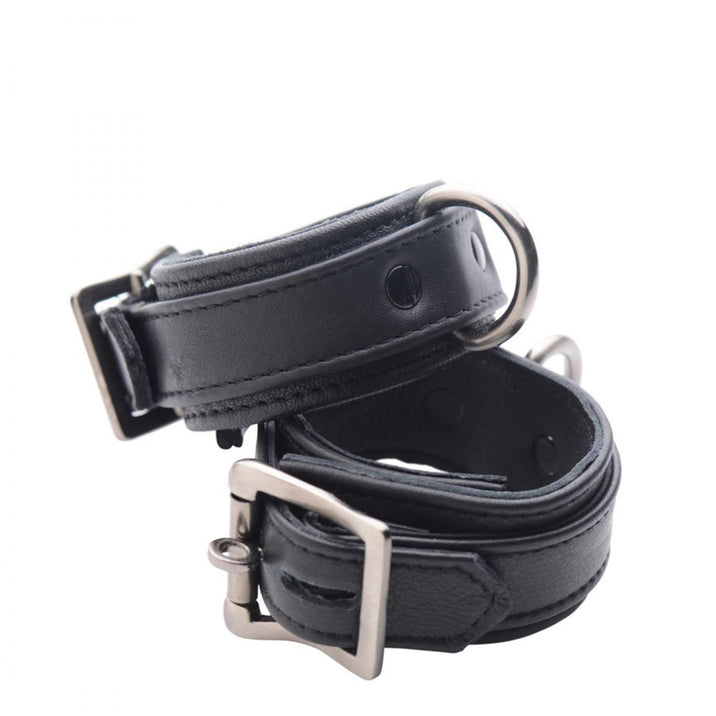 Strict Leather Luxury Locking Wrist Cuffs