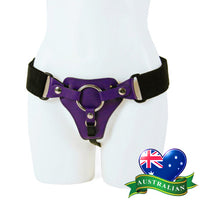 Wild Hide Deluxe Strap-On Harness Purple