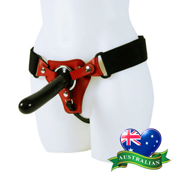 Wild Hide Deluxe Strap-On Harness Red