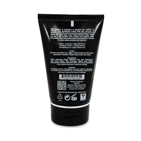 Wicked Jelle Anal Water Based Lubricant 120ml