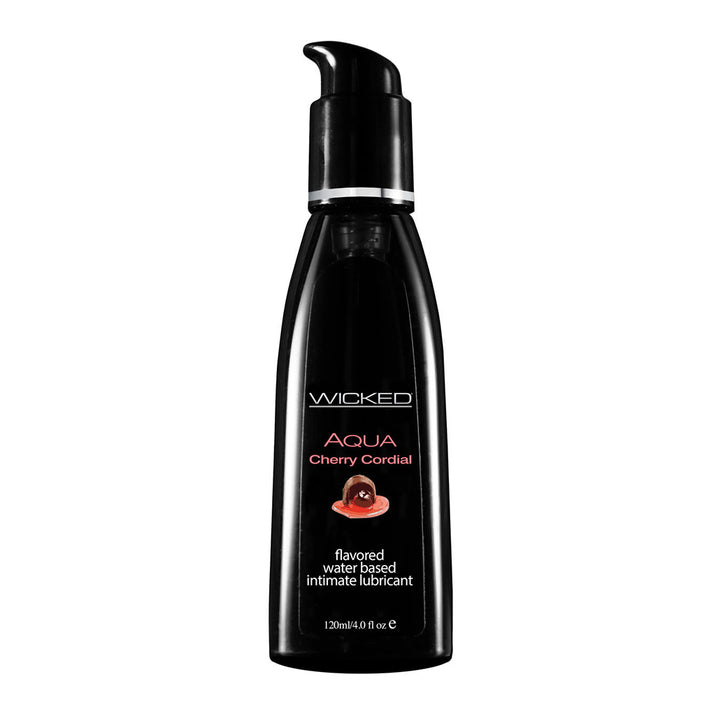 Wicked Aqua Cherry Flavoured Water Based Lubricant